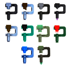 Serie Sprinkler 4XXX: gocciolatori statici ad alte prestazioni per l'irrigazione di precisione.