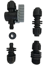 Соединители для капельной ленты с гайкой – Герметичное соединение для орошения