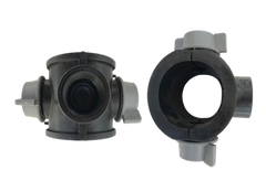 Thread-Lock Saddle Clamp – High-Pressure, Tool-Free Pipe Connection